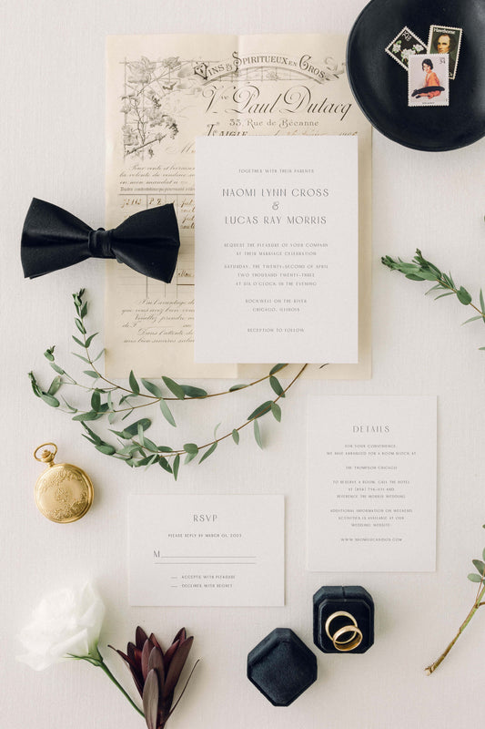 Letterpress Invites | The Naomi