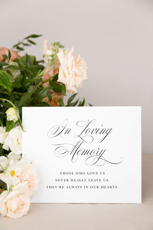 Acrylic Table Signs For Wedding | The Lillian