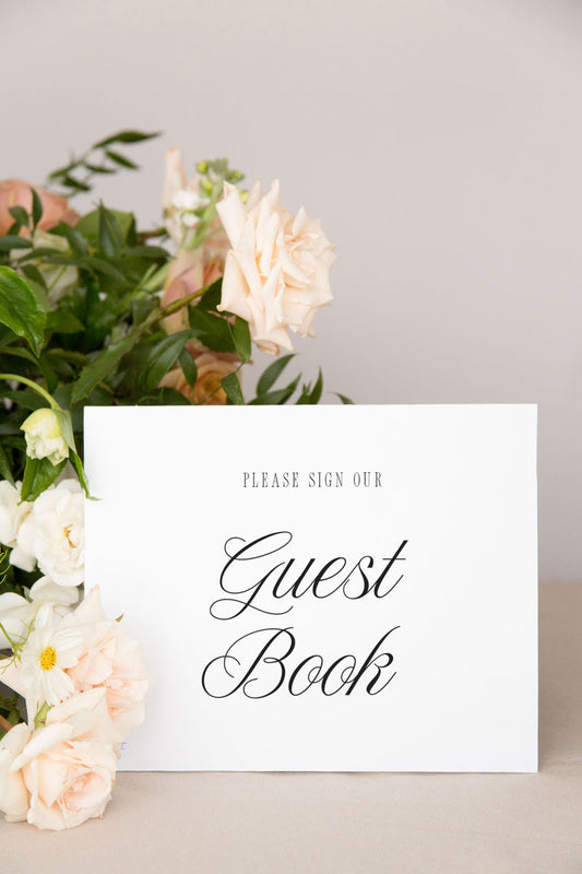 Acrylic Table Signs For Wedding | The Lindsay