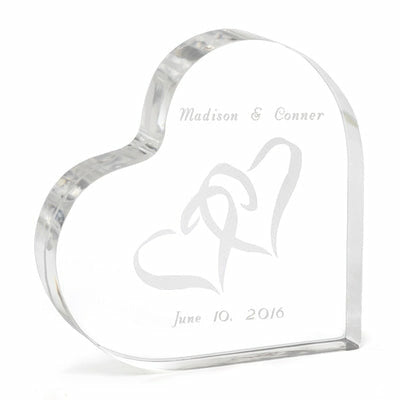 "Linked At The Heart" Cake Top