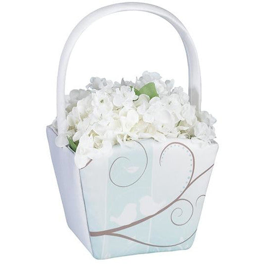 Love Birds Flower Basket