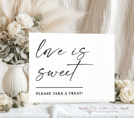 Love Is Sweet Sign | Acrylic ...