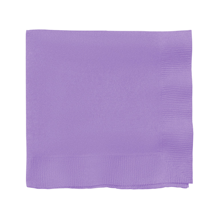 Luscious Lavender Paper Beverage/Cocktail Napkins
