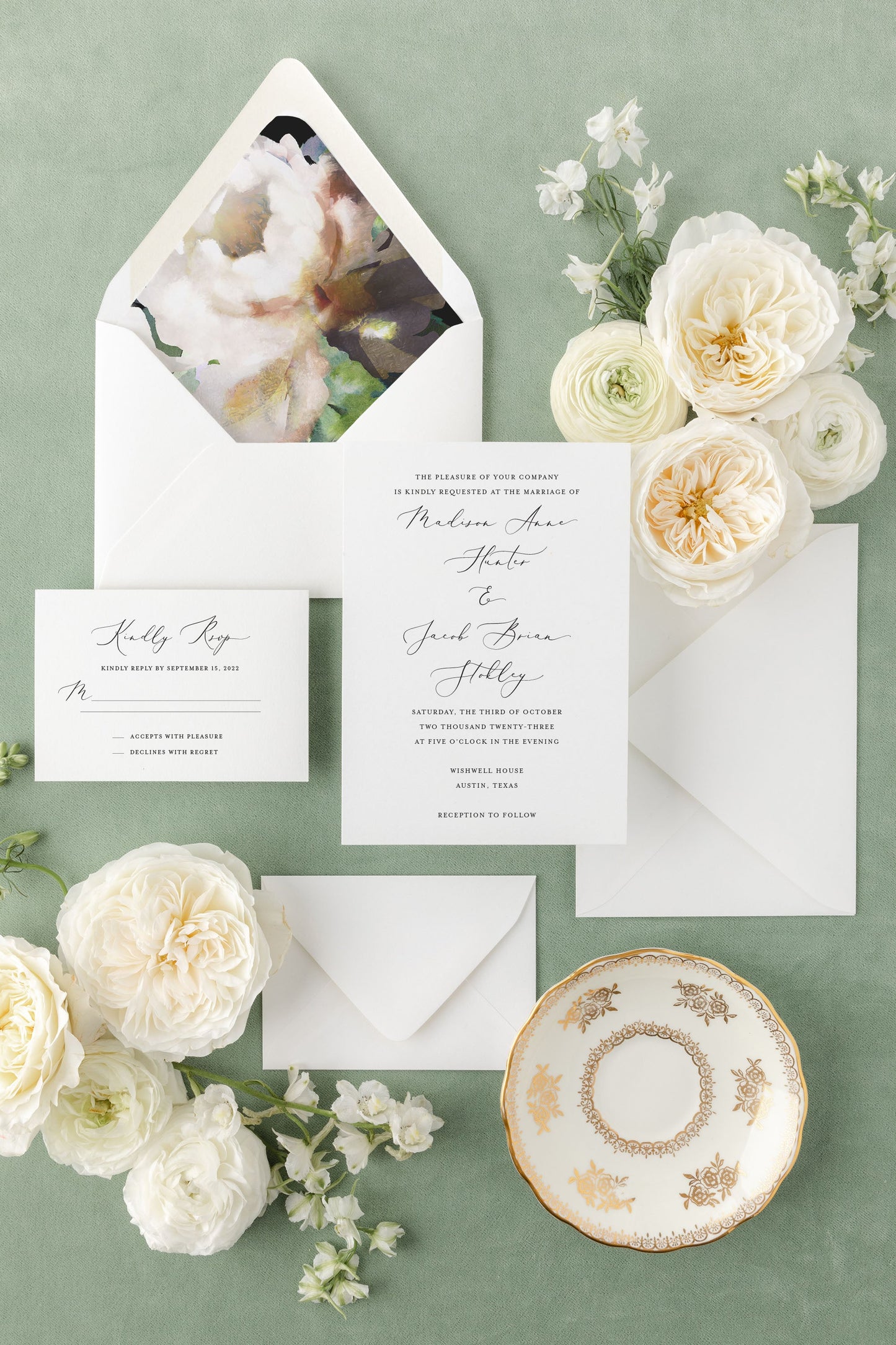 Luxury Wedding Invitation Cards | The Madison