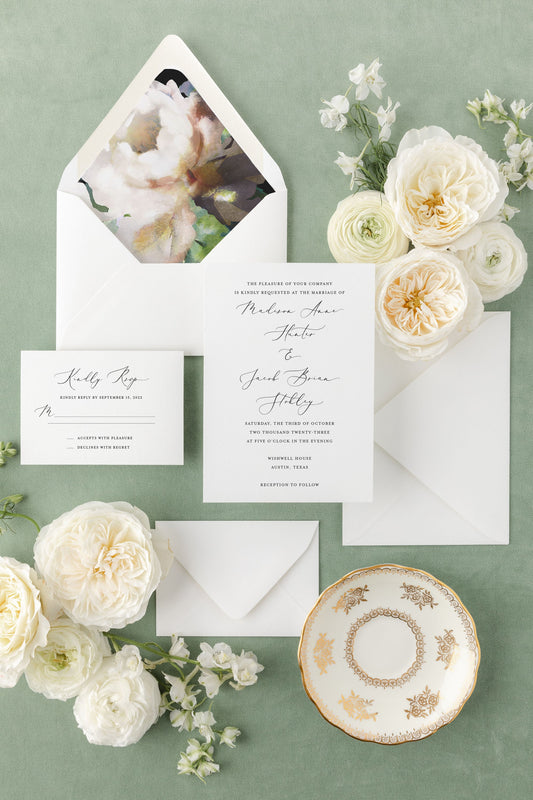 Luxury Wedding Invitation Cards | The Madison