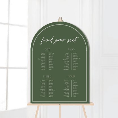 Arch Seating Charts - 10% OFF UPON SIGN UP