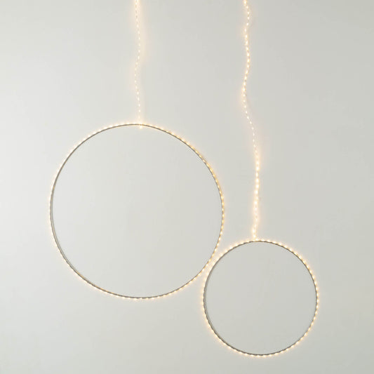 Lighted Hanging Circle Set