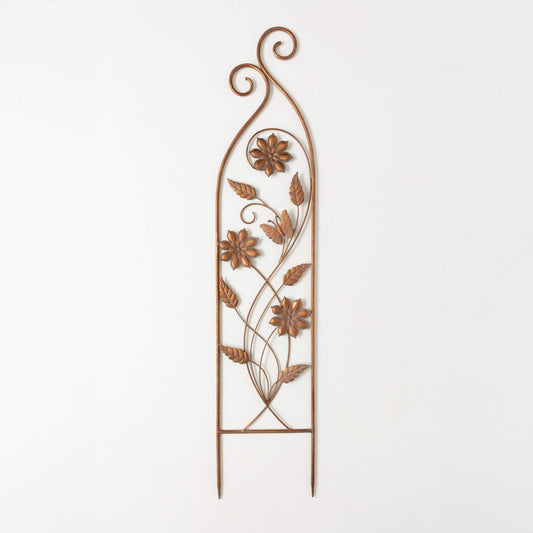Graceful Flower Metal Trellis
