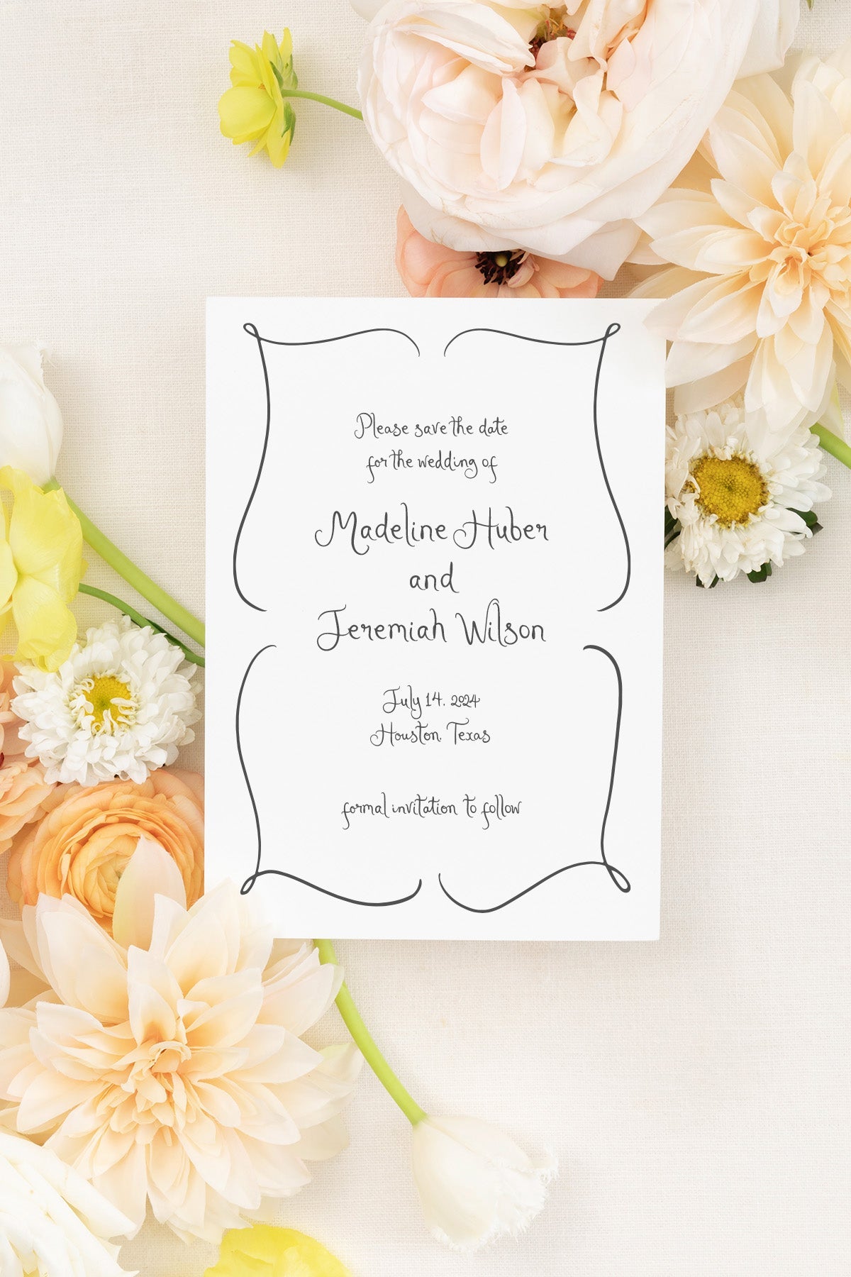 Whimsical Save The Date | The Madeline (NEW)