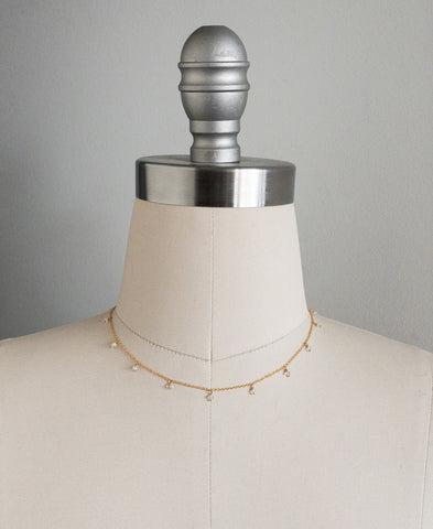 Maã‹Lle Bridal Necklace Bridal (Herkimer Bridal Diamond)