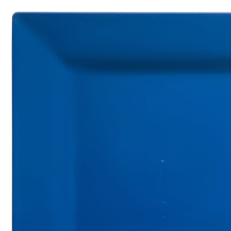 Midnight Blue Square Plastic Cake Plates (6.5")