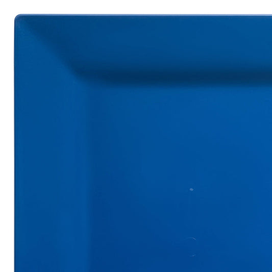 Midnight Blue Square Plastic Cake Plates (6.5")