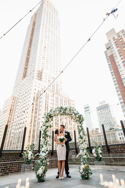 Midtown New York Rooftop Wedding Ceremony Package