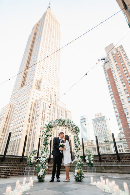 Midtown New York Rooftop Wedding Ceremony Package