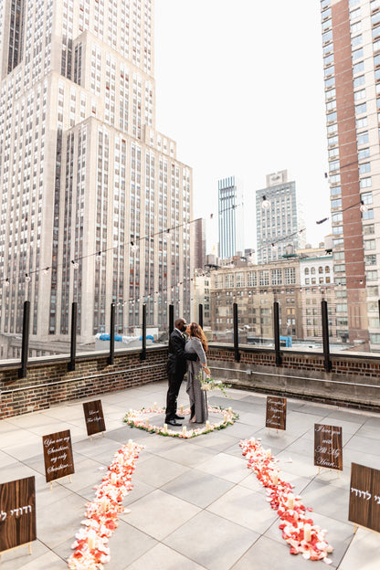 Midtown New York Rooftop Wedding Ceremony Package