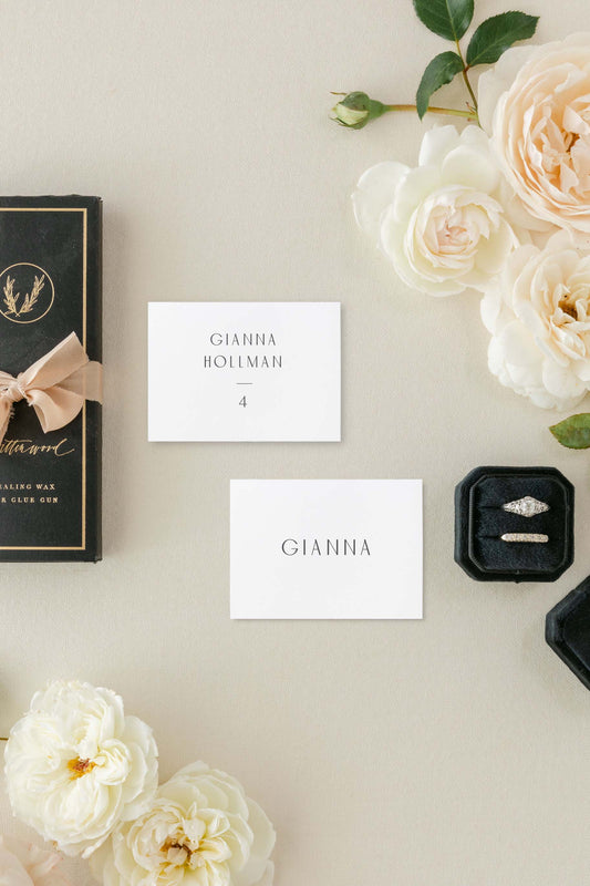 Modern Escort Cards | The Avery