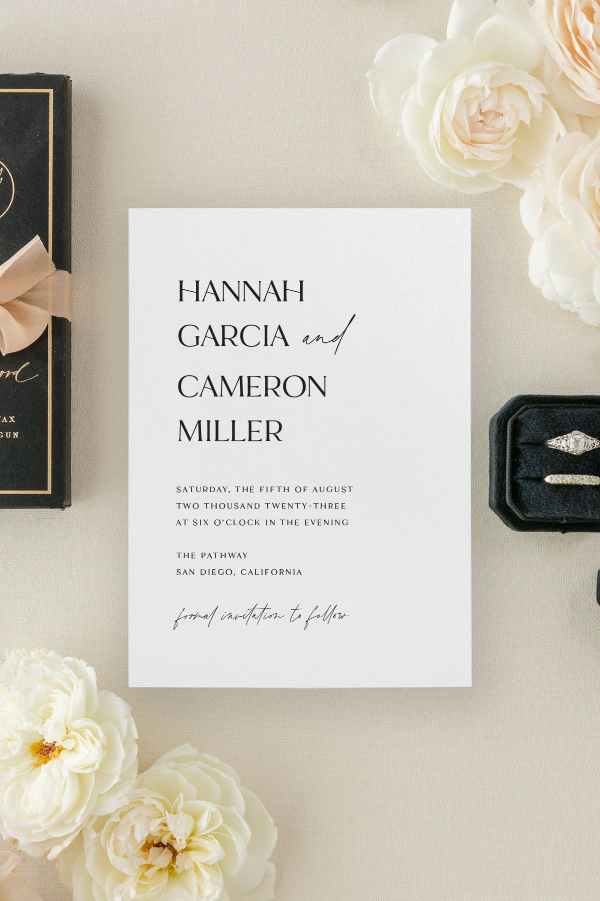 Modern Save The Dates | The Hannah