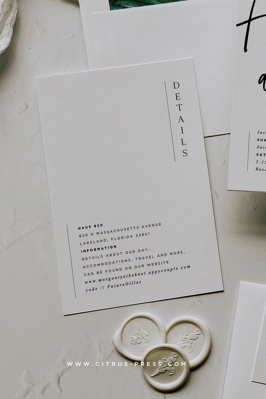 Enclosure Card | Angelina