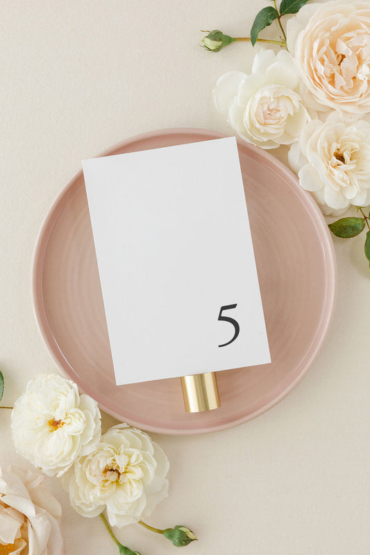 Wedding Table Numbers | The Morgan