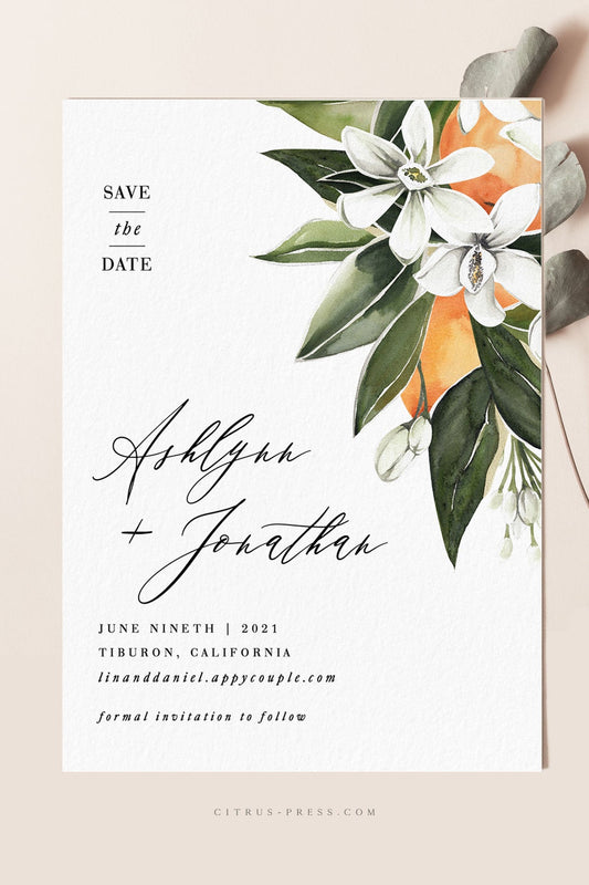 Citrus Save The Date