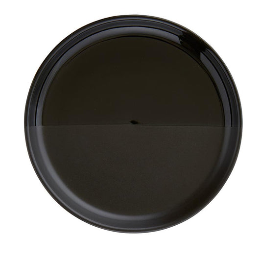 Dipped Plates - Glossy Black/Matte Black - Set of 4
