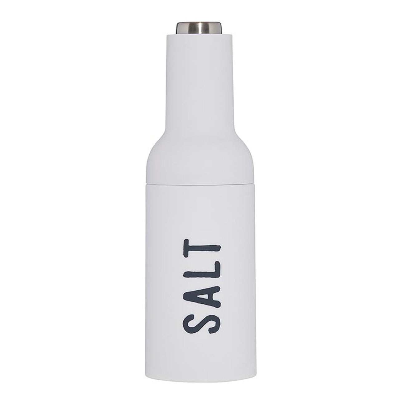 Face to Face Electric Matte White Salt Grinder