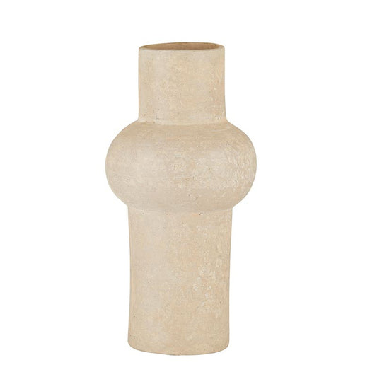 Natural Paper-Mache Vase - Large