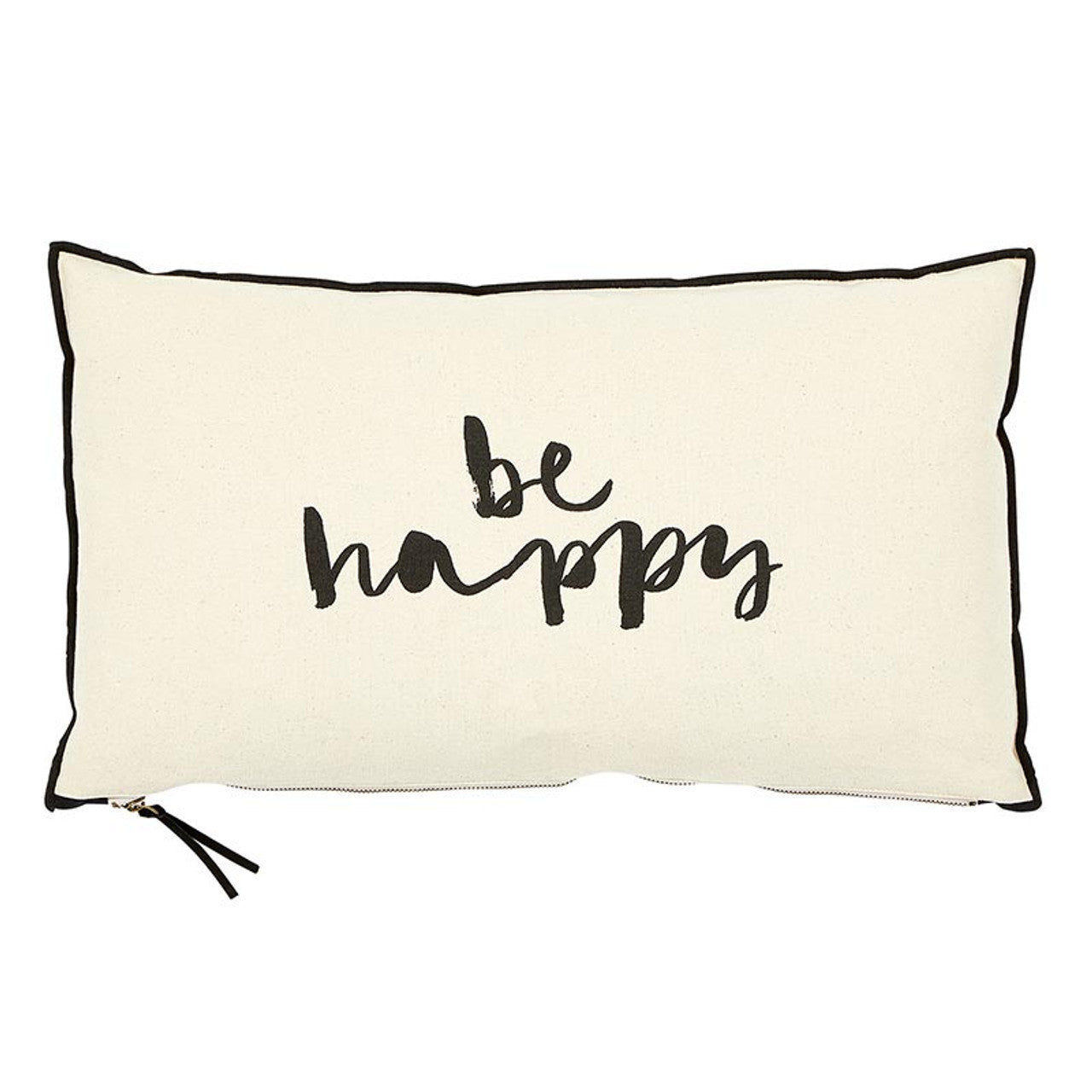 Lumbar Pillowcase - Be Happy