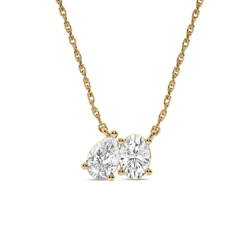 Kismet Yellow Gold Lab Grown Diamond Necklace