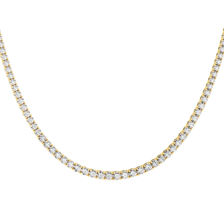 Eternal Embrace Lab Grown Diamond Tennis Necklace