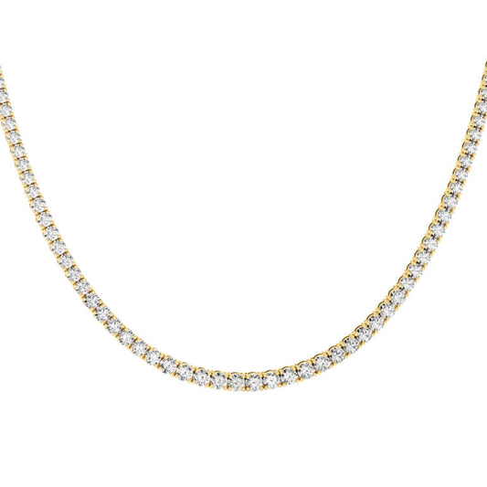 Eternal Embrace Lab Grown Diamond Tennis Necklace