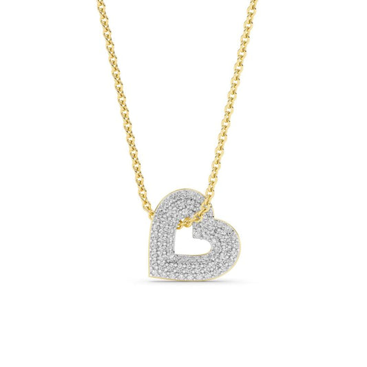 Lush Lab Grown Diamond Heart Necklace