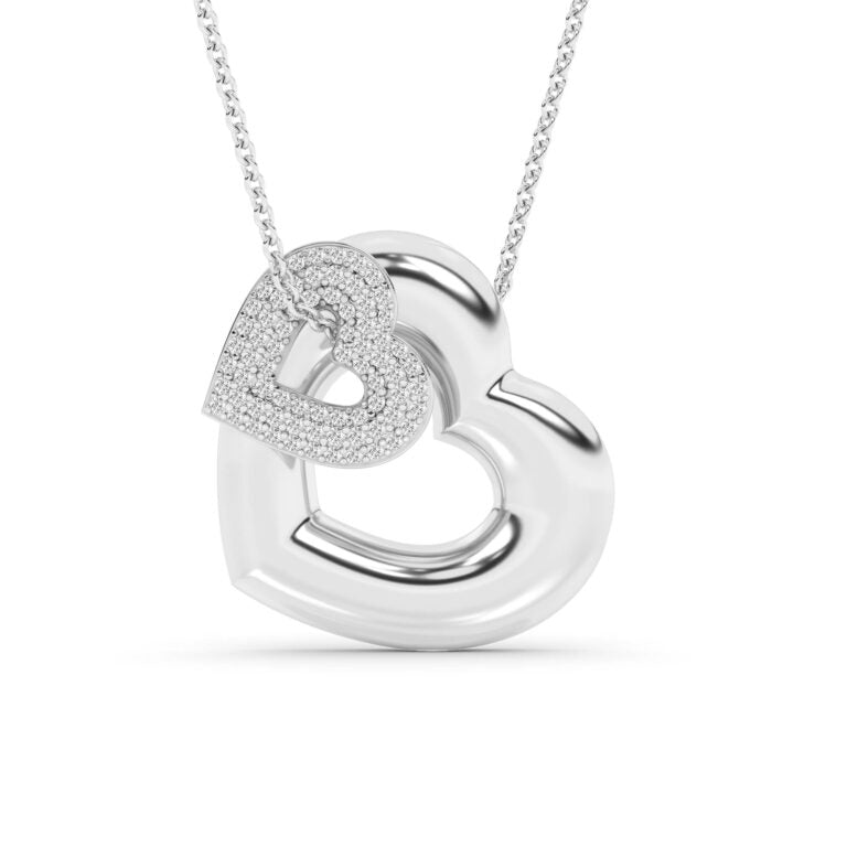 Unite Lab Grown Diamond Heart Necklace