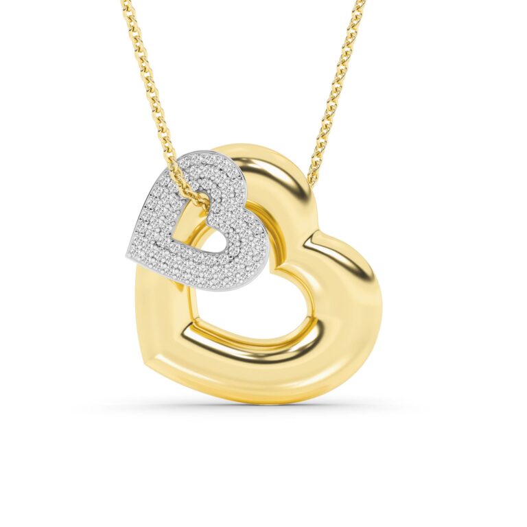 Unite Lab Grown Diamond Heart Necklace