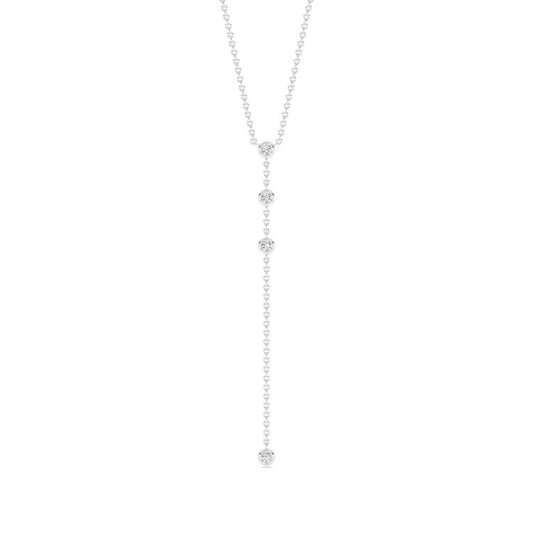 Orbit Lab Grown Diamond Lariat Necklace