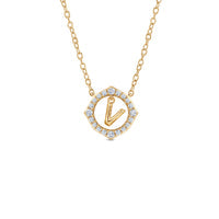 Signature Letter V Necklace