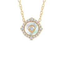 Signature Mother of Pearl and Diamond Necklace