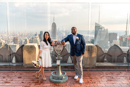 NY Top of The Rock Wedding Ceremony Package