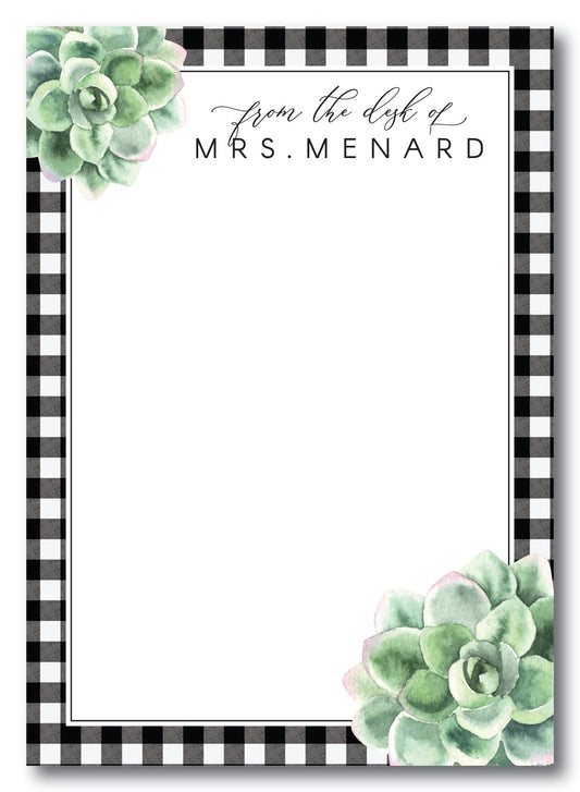 The Mrs. Menard Notepad