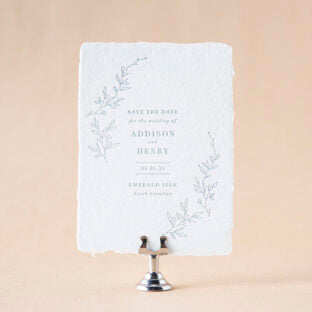 Novella Save the Date Wedding Invitation Suite