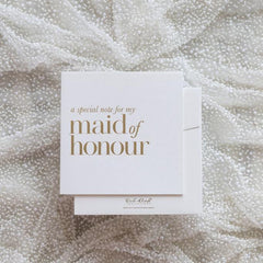 Maid Of Honour - Thank You Card