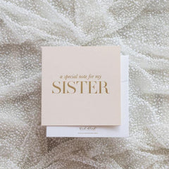 Sister Thank You Card