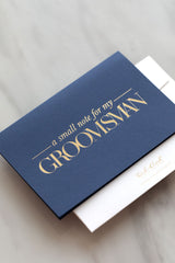 Groomsman Thank You Card - Navy