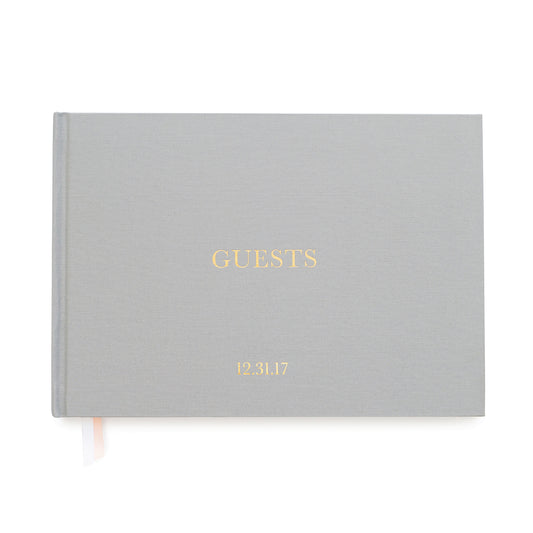Grey Guest Book Wedding Gifting