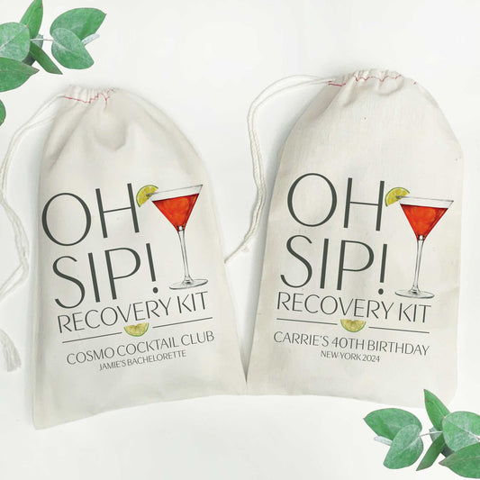 Cosmpolitan Oh Sip Recovery Kit Bags