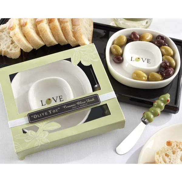 "œOlive You"� Olive Tray and Spreader