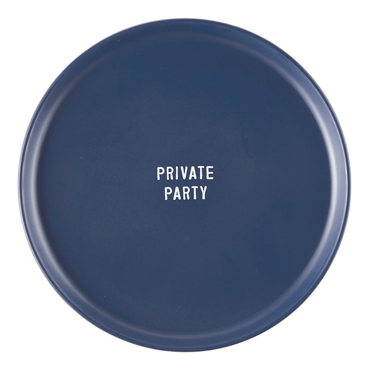 Face to Face Melamine Plates - Private Party - Set of 4
