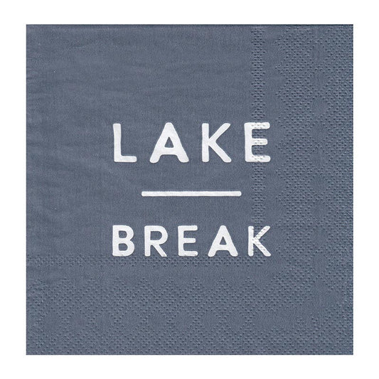 Face to Face Cocktail Napkins - Lake Break