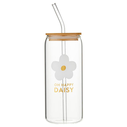 Glass Cold Brew Tumbler - Oh Happy Daisy