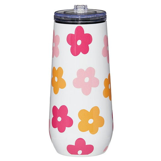 Champagne Tumbler - Flowers